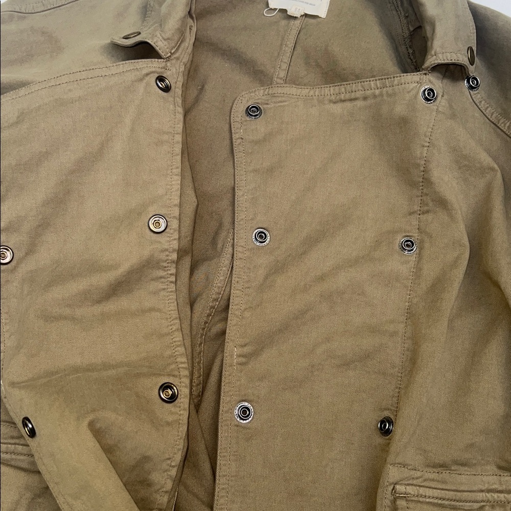 Current/Elliott Olive Button-Up Jacket - image 3